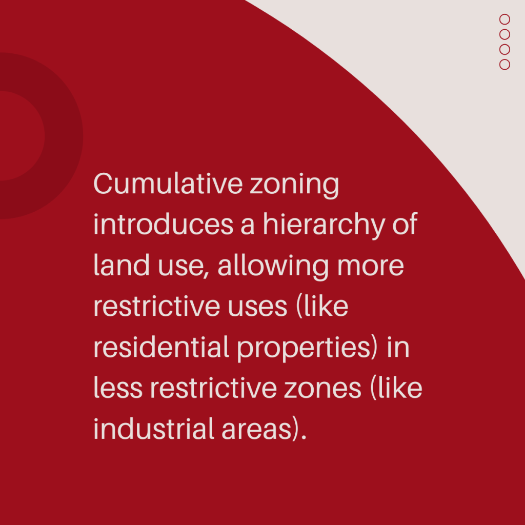 cumulative zoning definition law
