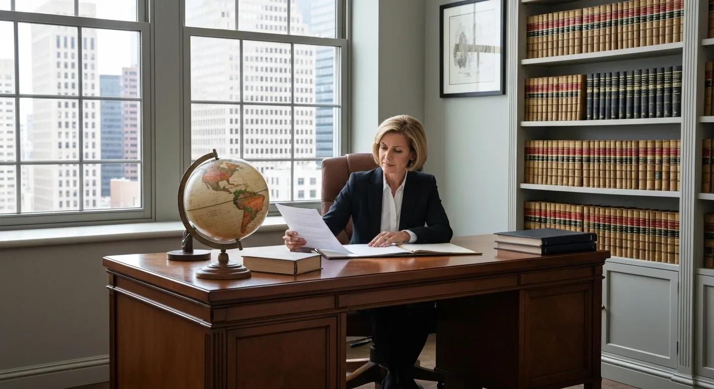 A distinguished real estate attorney's office, emblematic of the expert legal counsel provided for property transactions.