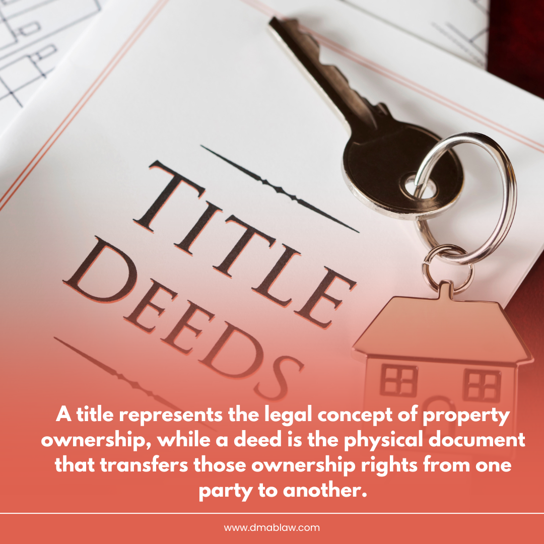 Title deed document with a key and house-shaped keychain, symbolizing property ownership and legal transfer of rights in real estate transactions.